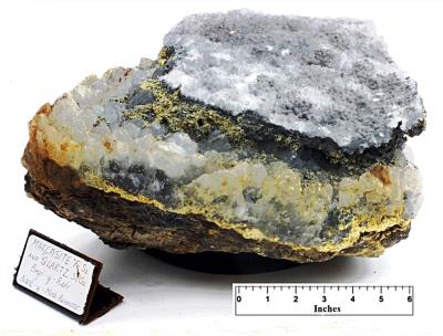 Marcasite/Quartz, Bryn y Rafr. (CWO) Bill Bagley Rocks and Minerals